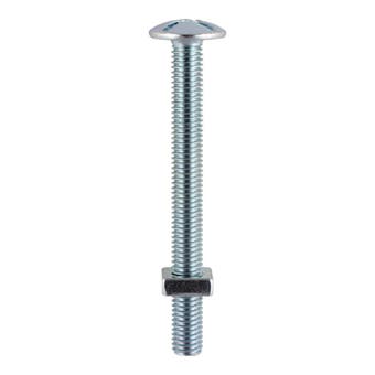 Zinc Roofing Bolts - M6 x 100mm