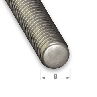 Zinced Steel Threaded Rod M16 - 1m