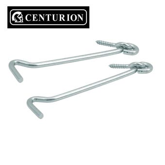 Centurion Zinc Plated Gate Hooks & Eyes - Packs of 2