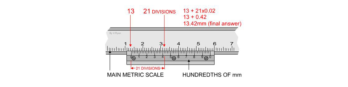 Verier Caliper Gauge Measurements Image