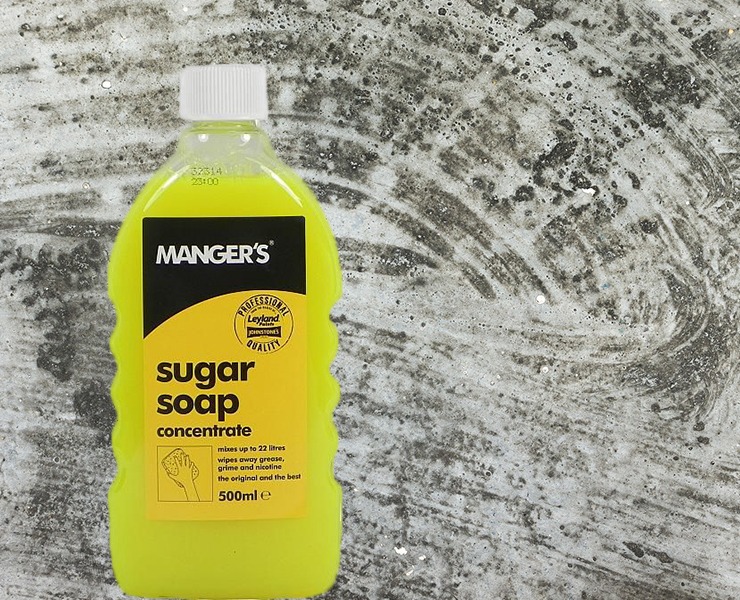 Sugar Soap for Cleaning Walls, Grease, Grime, Dirt, Nicotine