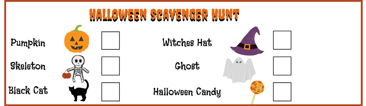 Halloween Scanger Hunt Image