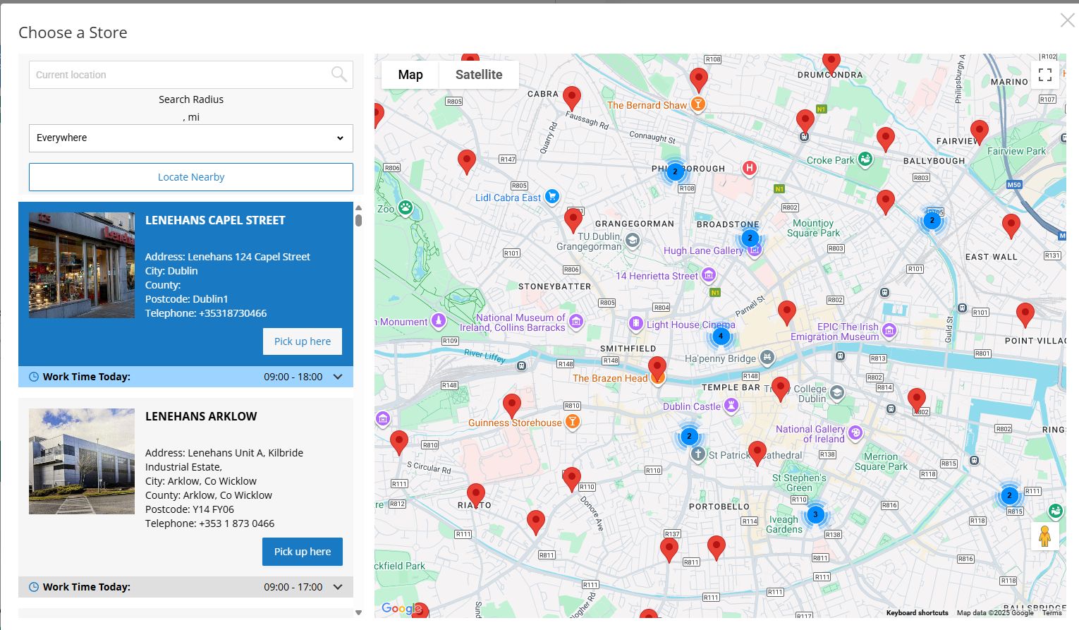 Nationwide Collection Points